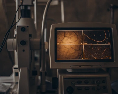 OCT optical coherence tomography scan at Susanjeevani Hospital, the top eye care hospital in Lucknow